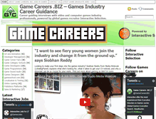 Tablet Screenshot of gamecareers.biz